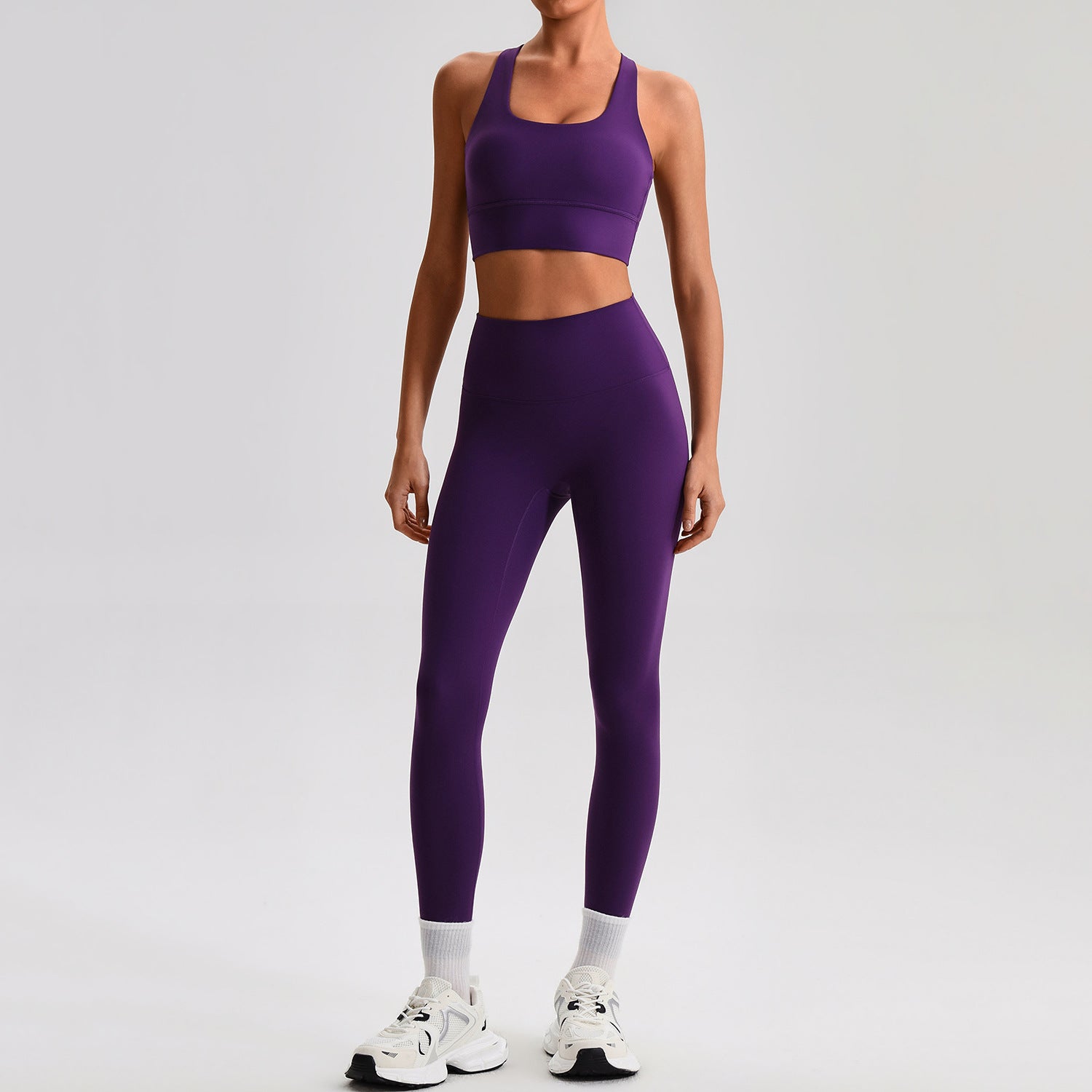 Women Yoga Fitness Set Sports Bra and Leggings (Set top and bottom)