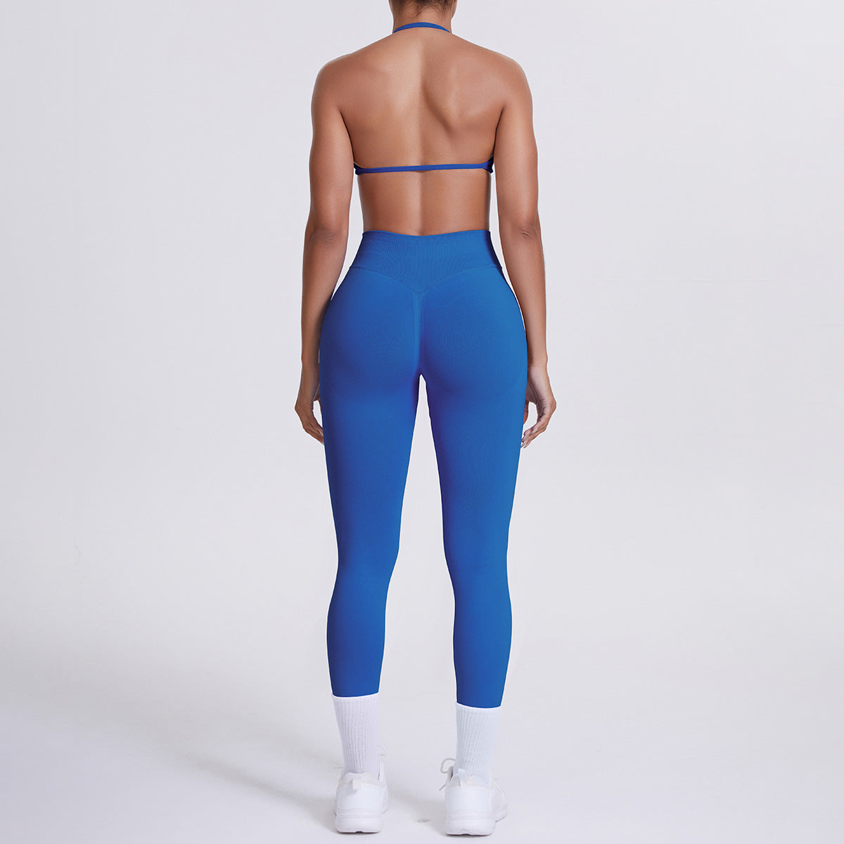 Seamless High-Waist Yoga Bra And Leggings Set