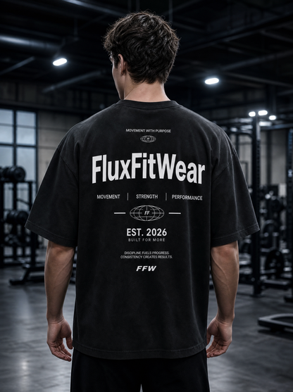 FluxFitWear Cotton Round Neck Short Sleeve T-Shirt