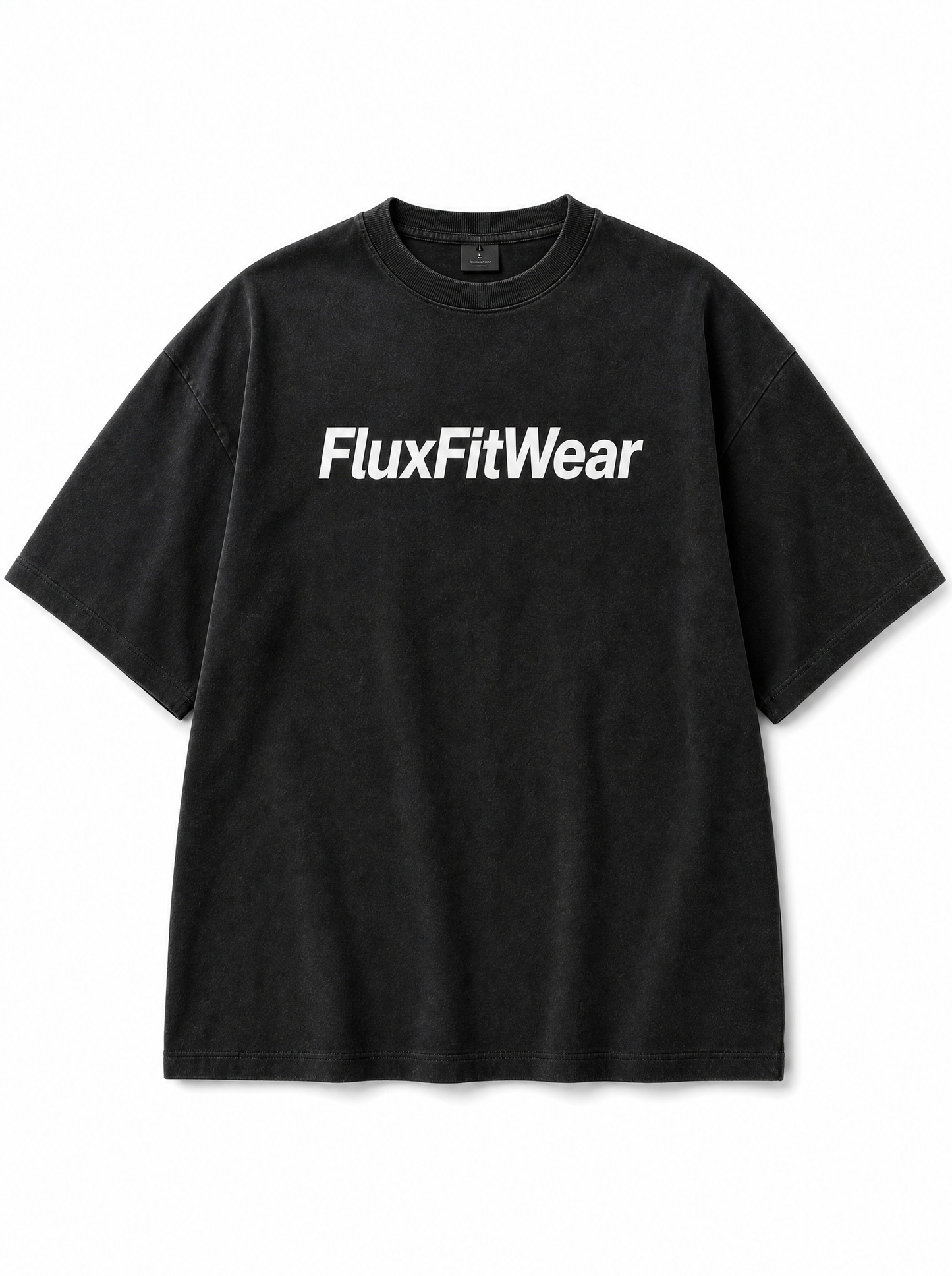 FluxFitWear Cotton Round Neck Short Sleeve T-Shirt