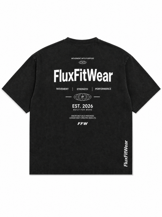 FluxFitWear Cotton Round Neck Short Sleeve T-Shirt