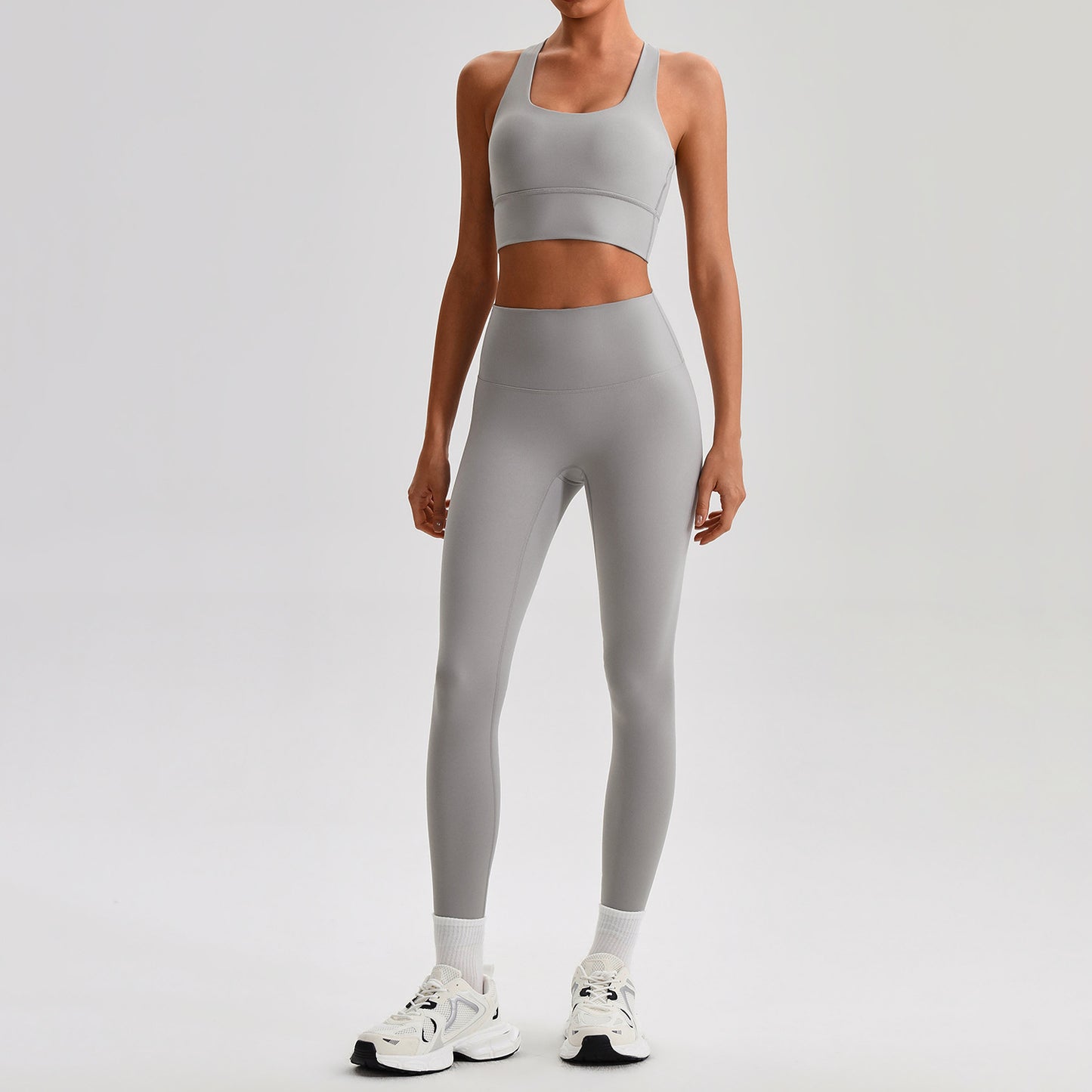 Women Yoga Fitness Set Sports Bra and Leggings (Set top and bottom)