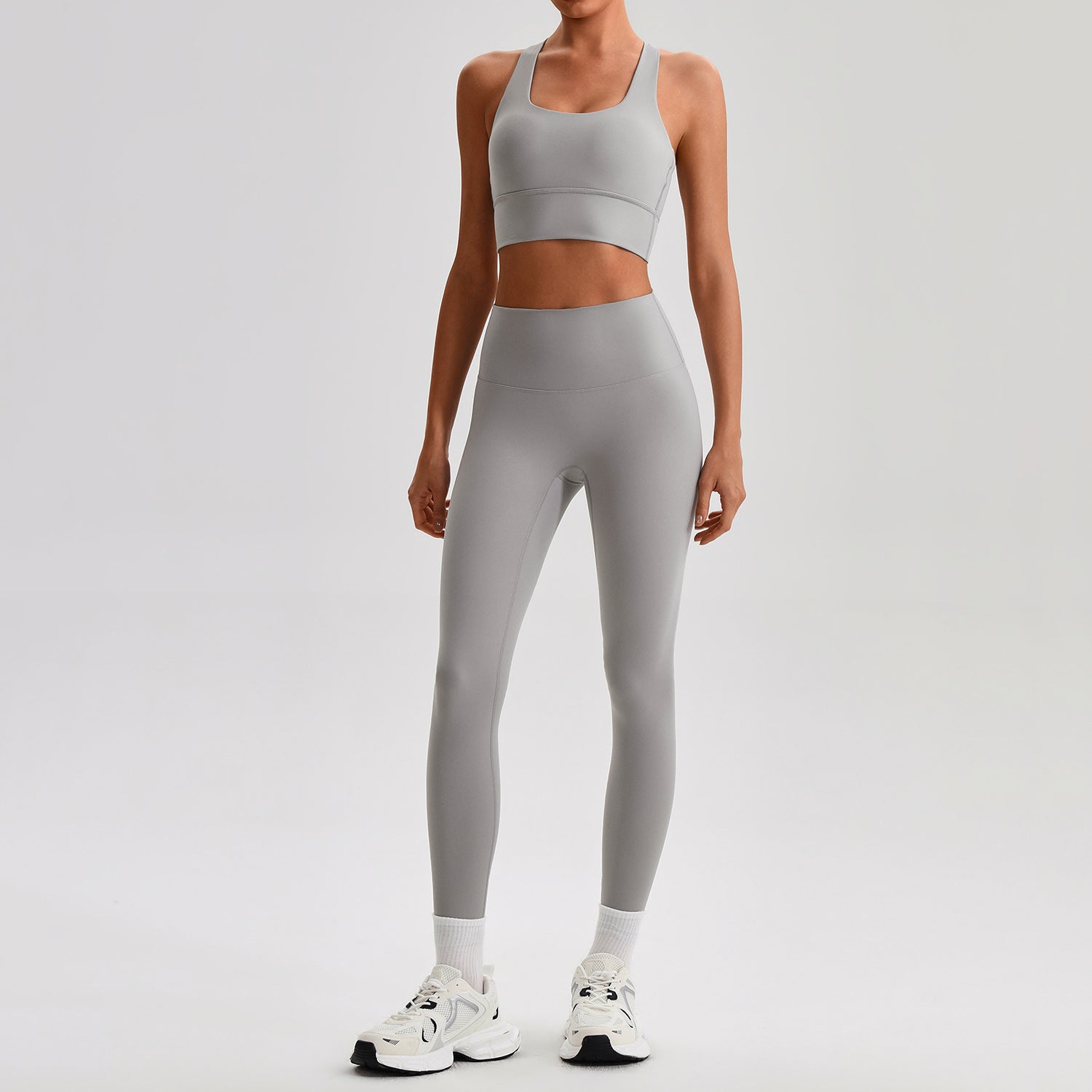 Women Yoga Fitness Set Sports Bra and Leggings (Set top and bottom)