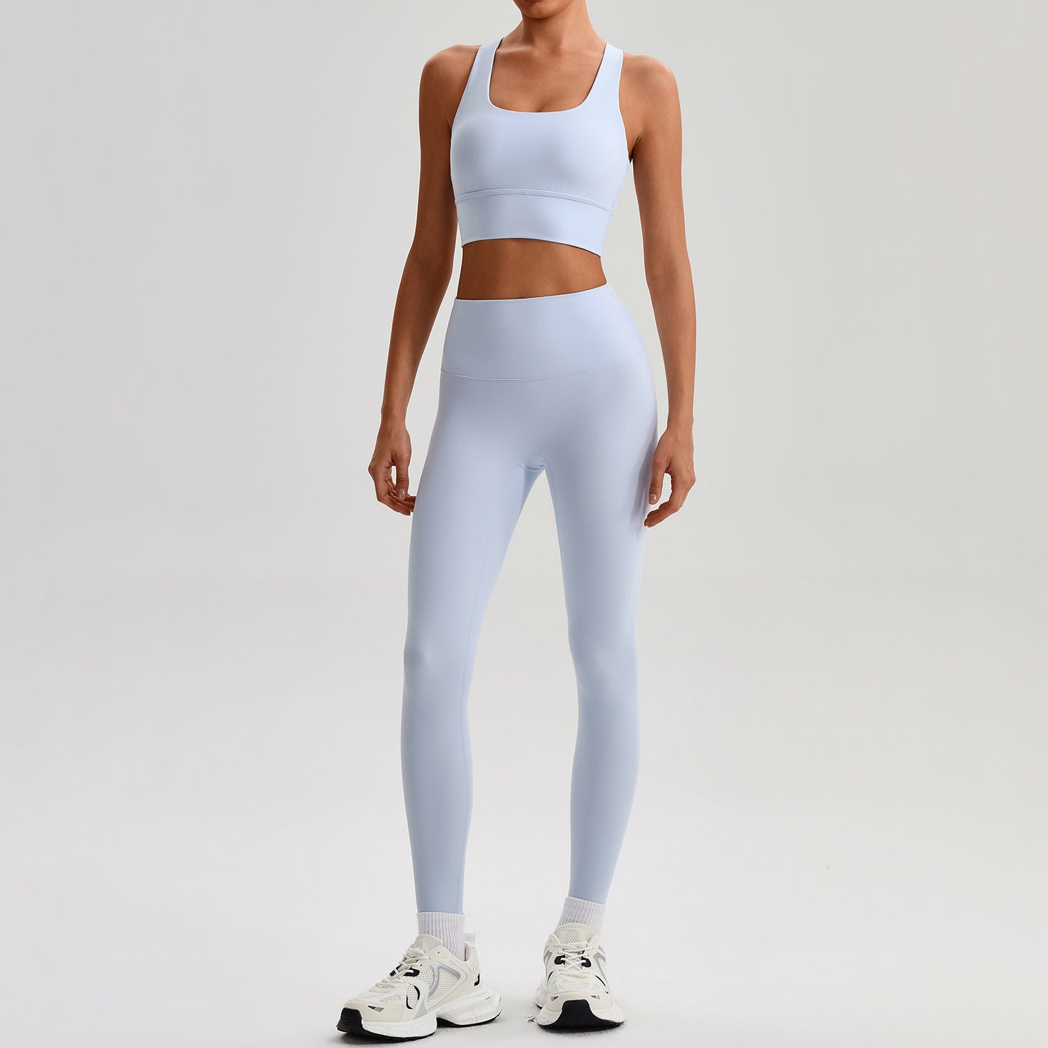Women Yoga Fitness Set Sports Bra and Leggings (Set top and bottom)