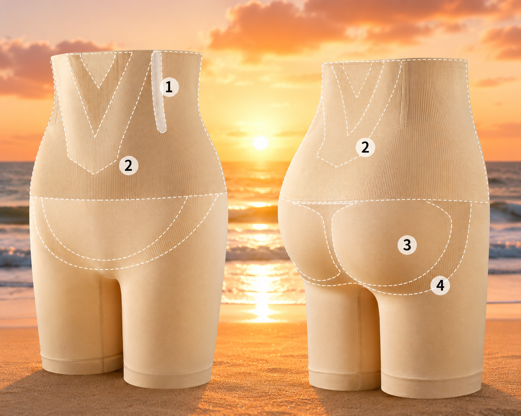 Seamless High-Waisted Shapewear Shorts