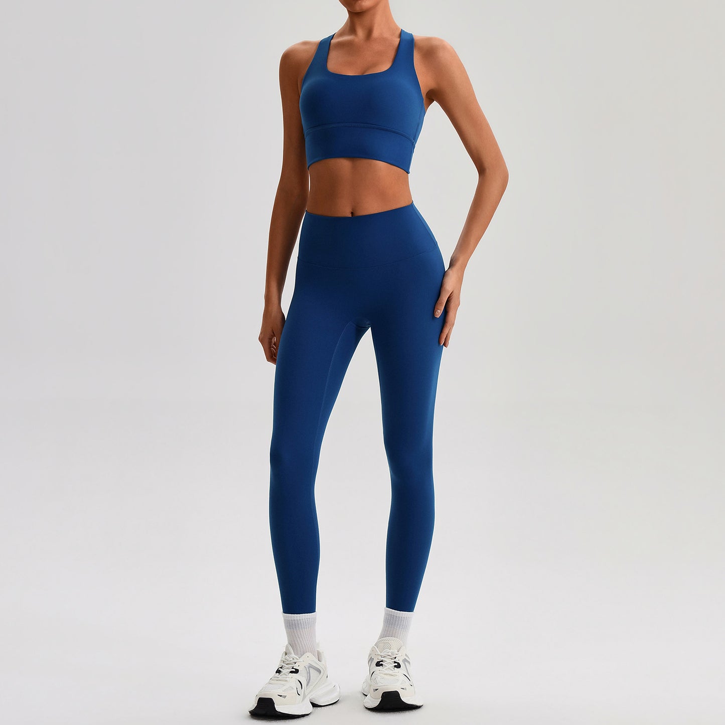 Women Yoga Fitness Set Sports Bra and Leggings (Set top and bottom)