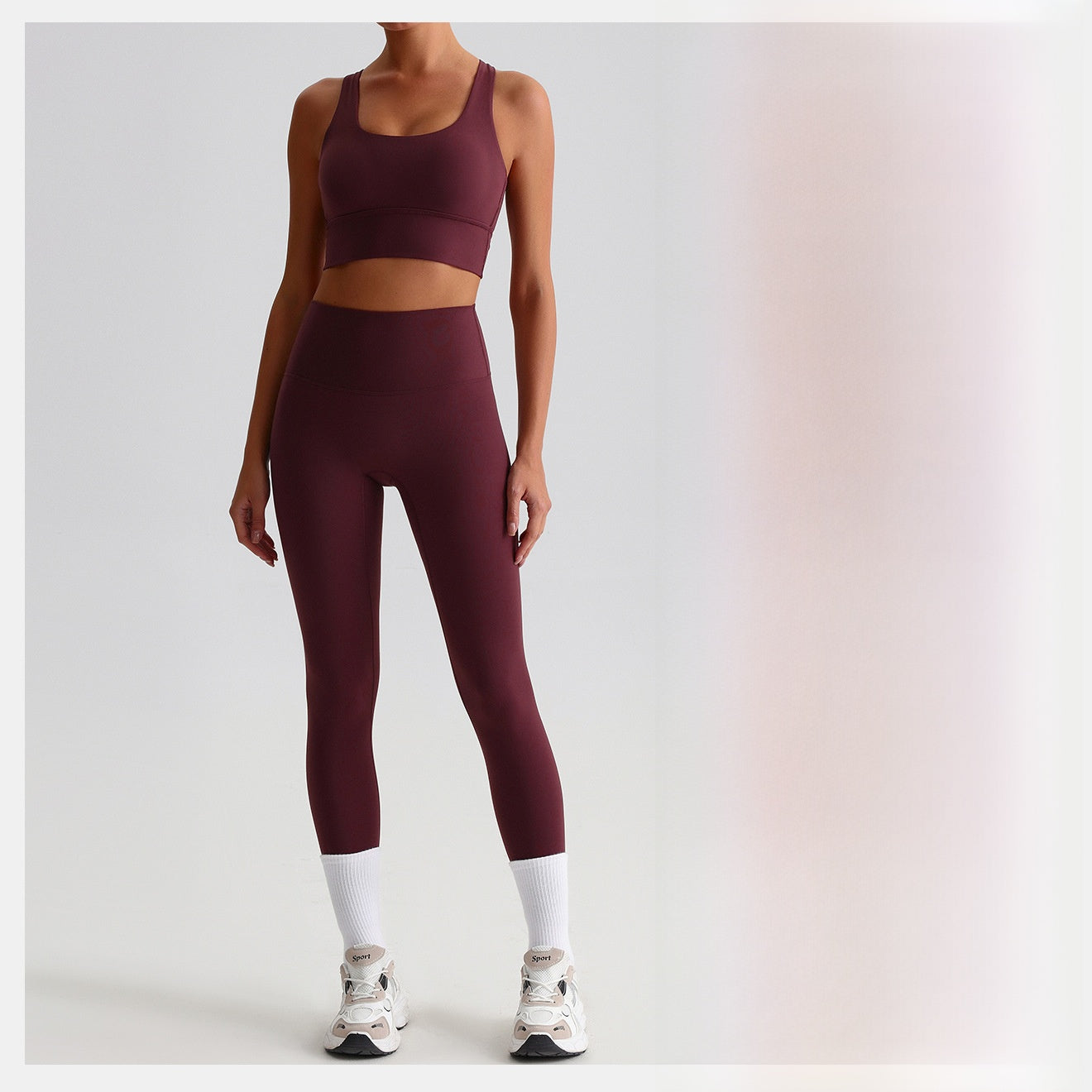 Women Yoga Fitness Set Sports Bra and Leggings (Set top and bottom)