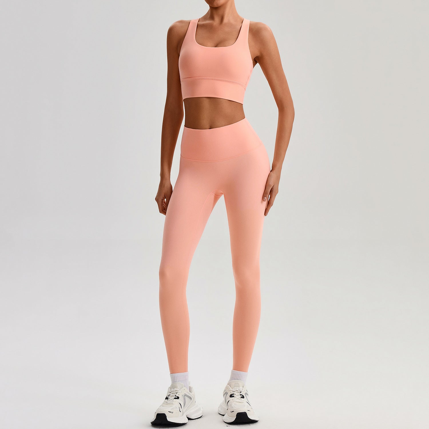 Women Yoga Fitness Set Sports Bra and Leggings (Set top and bottom)