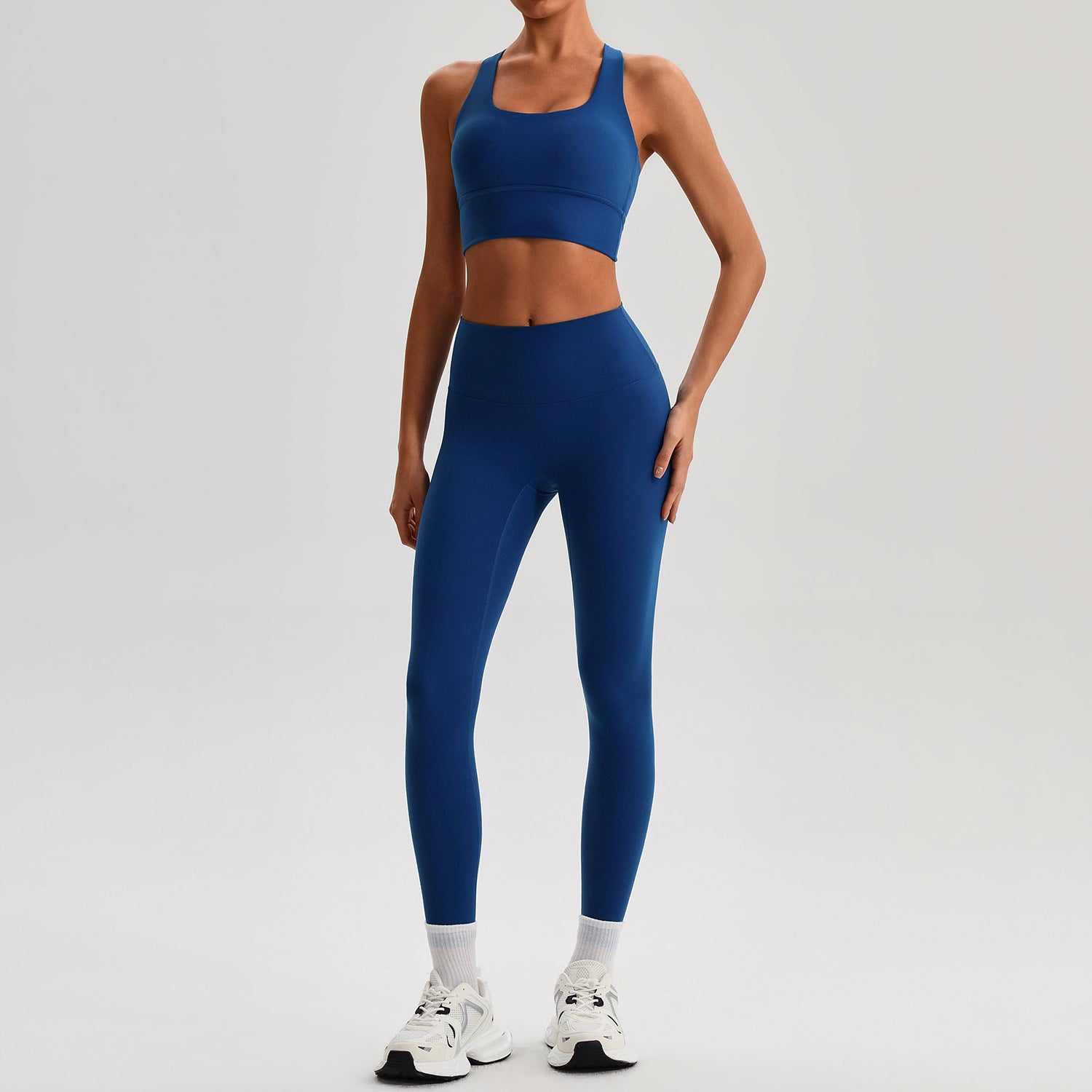 Women Yoga Fitness Set Sports Bra and Leggings (Set top and bottom)