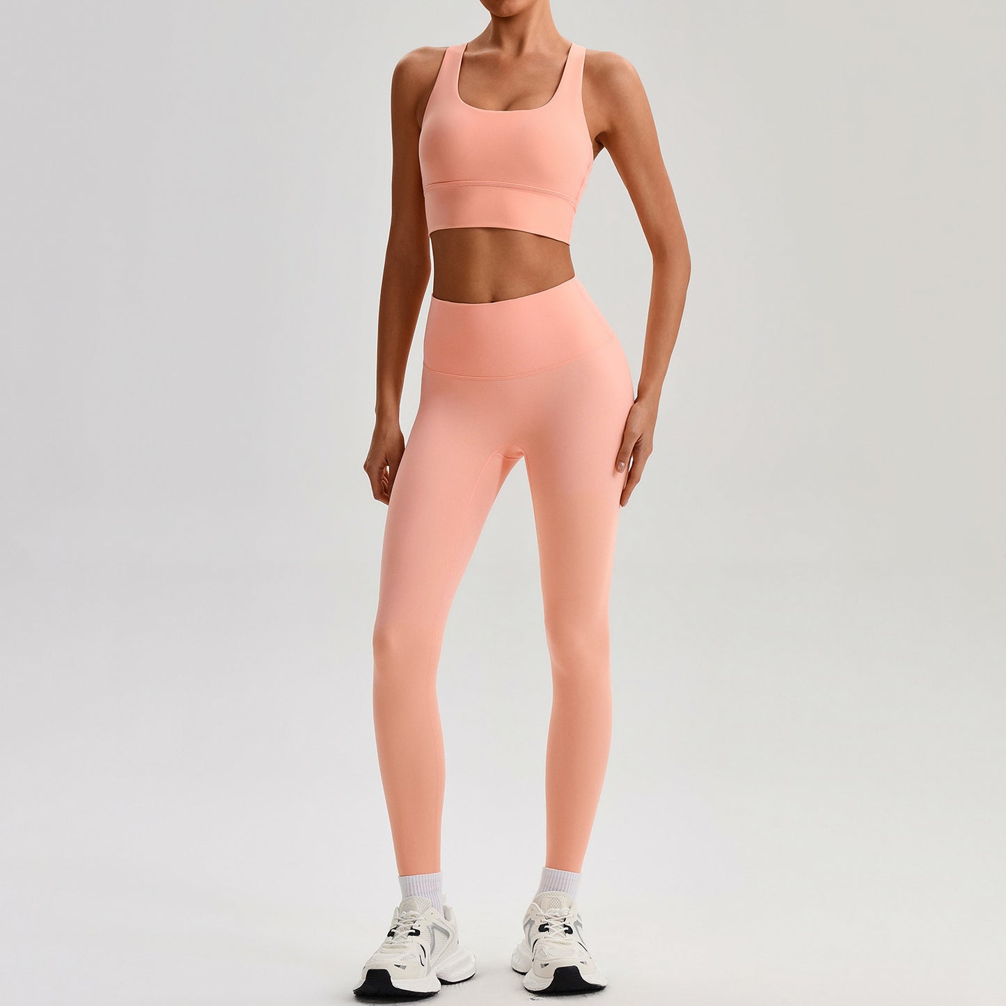 Women Yoga Fitness Set Sports Bra and Leggings (Set top and bottom)